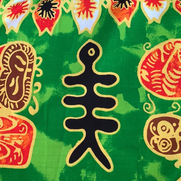 Stunning Vintage 💚🤎2PC Set Wrap skirt Pareo Coverup & Top - Picture 5 of 16